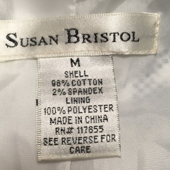 Susan Bristol Black and White Blazer Jacket - Picture 3 of 6